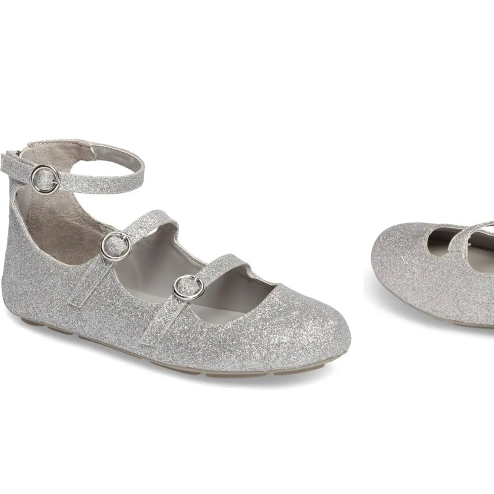 Michael Kors kids flats glitter